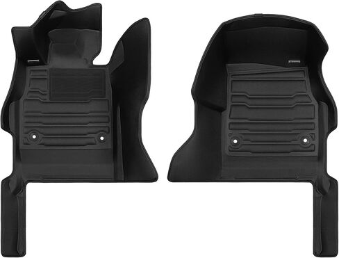 TuxMat - for Chevrolet Corvette 2020-2026 Models - Custom Car Mats - Maximum Coverage, All Weather, Laser Measured - This Full Set Includes 1st Row in Saudi Arabia