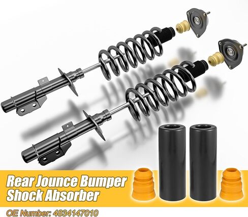 uxcell 2 Set Rear Jounce Bumper Shock Absorber Boot Dust Cover for Toyota Corolla 2003-2008 for Toyota Prius 2001-2009 No.4834147010 in Kuwait