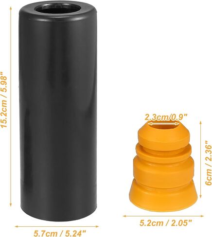 uxcell 2 Set Rear Jounce Bumper Shock Absorber Boot Dust Cover for Toyota Corolla 2003-2008 for Toyota Prius 2001-2009 No.4834147010 in Kuwait