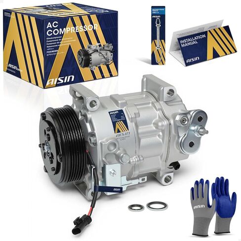 ضاغط مكيف هواء AISIN AFTERMARKET ACCGM-00530 - متوافق مع شيفروليه سيلفرادو جي إم سي سييرا 2500/3500 HD 2015-2023، سيلفرادو 4500/5500 2019-2020 - 6.6 لتر in Kuwait
