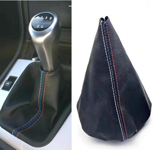غطاء حذاء التحول والعتاد التحول المقبض فرملة اليد الجراب التمهيد بو الجلود لسيارات BMW 3 سلسلة E30 E34 E36 E46 M3 Z3 (مجموعة التمهيد الجراب) in Saudi Arabia