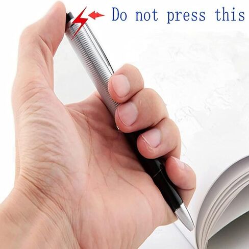 Electric Shock Pen Fun Joke to Friend Electric Shock Pencil Trick Prank Gag Gadget for Fool's Day Surprise in Kuwait