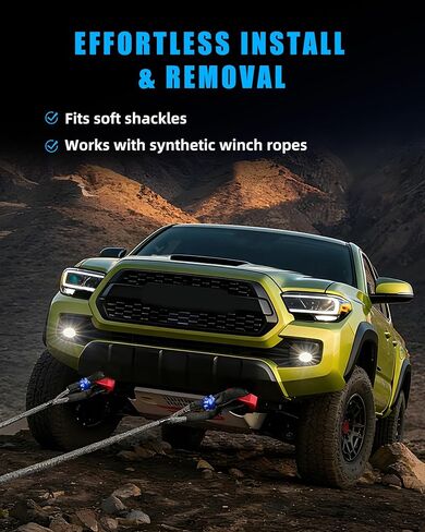 Front Red Tow Hooks for Tacoma 2024-2026, 4Runner 2025-2026, Land Cru-iser 250 2024-2025, Heavy Duty 6000LBS Towing Force T6061 Aluminum Steel Direct Bolt-On Car Tow Hooks Accessories, 2PCS in Saudi Arabia