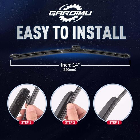 11" Rear Wiper Blades for Hyundai Santa Fe 2024-2026, Quiet and Streak-Free 9 Inch Back Windshield Wiper Replacement All-Weather OEM Automotive Accessories Car Window Wipers in Kuwait