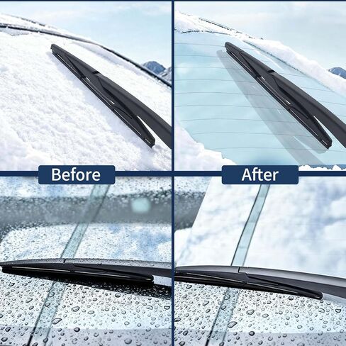 11" Rear Wiper Blades for Hyundai Santa Fe 2024-2026, Quiet and Streak-Free 9 Inch Back Windshield Wiper Replacement All-Weather OEM Automotive Accessories Car Window Wipers in Kuwait