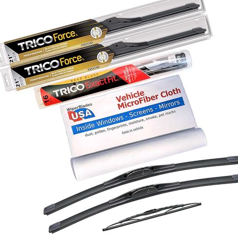 Performance Beam Wipers compatible with Nissan 300ZX 1985 (Set of 3) w/Rear Wiper Wiper Blades in Kuwait
