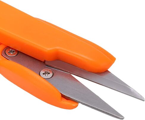 Mini Portable Lightweight Orange Crochet Scissors Incisive Blade for Embroidery, Small Cutting Scissors for Sewing, Travel Daily Manual Work, 3pcs Stainless Steel Sewing in Saudi Arabia