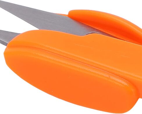 Mini Portable Lightweight Orange Crochet Scissors Incisive Blade for Embroidery, Small Cutting Scissors for Sewing, Travel Daily Manual Work, 3pcs Stainless Steel Sewing in Saudi Arabia
