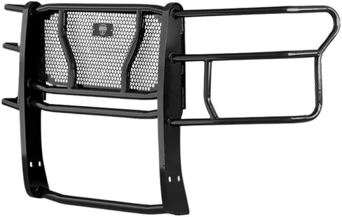 Cattleman HD 1124P Grille Guard أسود لامع مسحوق مطلي بالفولاذ قطعة واحدة 3 بوصة أنابيب مع واقي فرشاة وتركيبات خفيفة تناسب 2024-2026 Chevy Silverado 2500 HD و3500 HD in Kuwait