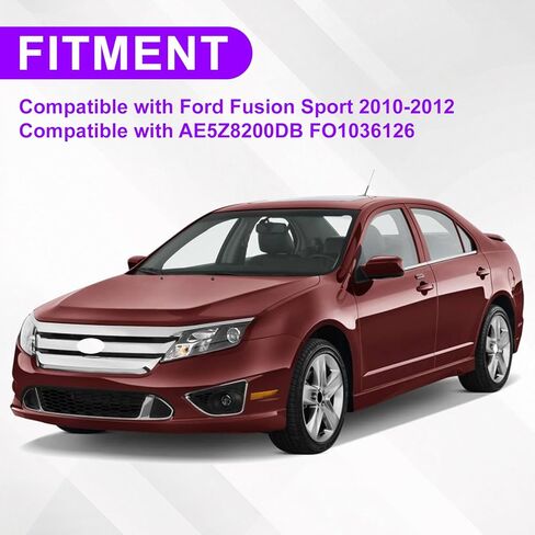 Front Lower Grille Assembly Molding Trim Compatible with Ford Fusion Sport 2010-2012 Bumper Lower Grill Chrome AE5Z8200DB FO1036126 in Kuwait
