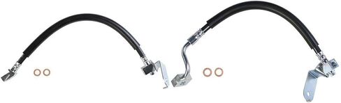 2Pcs Rear Left Rear Right Brake Line Brake Hydraulic Hose Replacement YCQTaoBao Compatible with Chrysler 300 2005-2016 Compatible with Dodge Challenger 2010-2016 in Kuwait