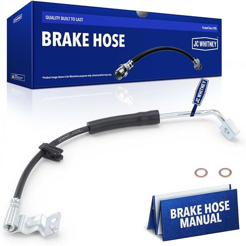 خرطوم هيدروليكي للفرامل الأمامية اليسرى JC Whitney JFBAJCWBHH00190 - متوافق مع Ford F-150 1999-2003، F-250 1997-1999، F-150 Heritage 2004، Expedition 1999-2002، Lincoln Navigator 1999-2002 in Kuwait