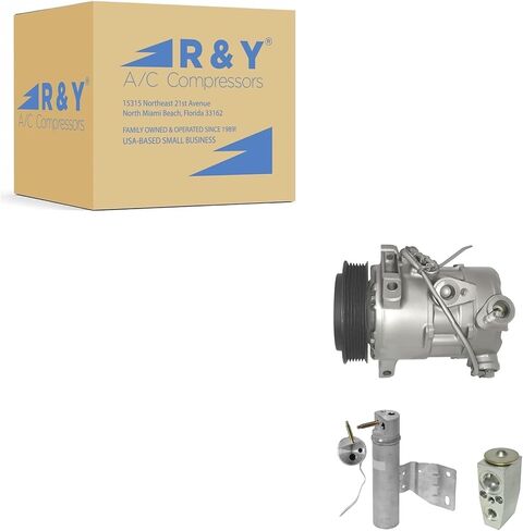 طقم ضاغط وقابض تكييف الهواء للسيارات من RYC KT EI47-01 (يناسب Jeep Patriot 2.0L, 2.4L 2014, 2015, 2016, 2017) in Kuwait