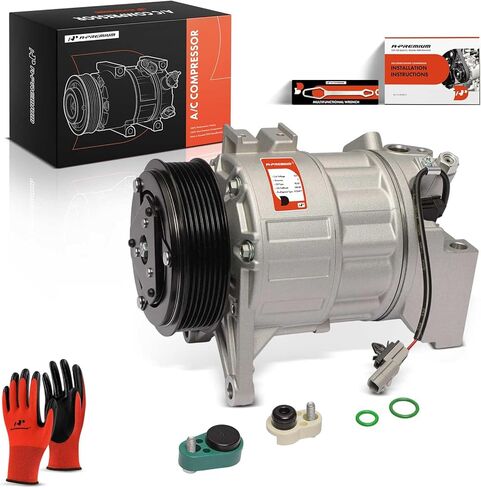 A-Premium Air Conditioner AC Compressor with Clutch Compatible with Nissan Pathfinder 2022 2023 2024 in Kuwait