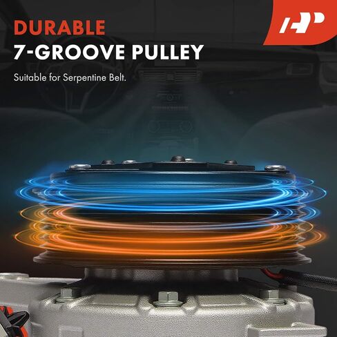 A-Premium Air Conditioner AC Compressor with Clutch Compatible with Nissan Pathfinder 2022 2023 2024 in Kuwait