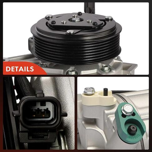 A-Premium Air Conditioner AC Compressor with Clutch Compatible with Nissan Pathfinder 2022 2023 2024 in Kuwait