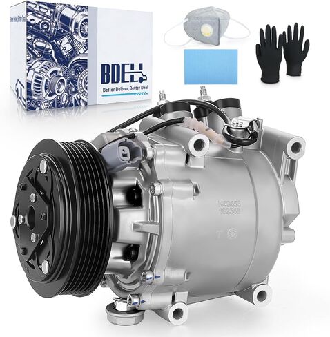 AC Compressor Compatible with Honda Civic 1.7L 2002 2003 2004 2005, CO 4914AC, 6511266, 0610061, 2004914AM in Kuwait