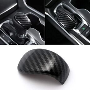 x xotic tech غطاء غطاء مقبض رأس رافعة ناقل الحركة الداخلي، نمط ألياف الكربون، متوافق مع Honda Accord الجيل العاشر 2018-up، CRV/HRV 2023-up، Civic الجيل 11th 2022-up in Kuwait