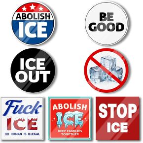 35 قطعة من ملصقات Abolish ICE، ملصقات الفينيل الخاصة بحقوق المهاجرين غير القانونيين، ملصقات احتجاج على نشاط العدالة الاجتماعية، ملصقات توعية مقاومة للماء لأجهزة الكمبيوتر المحمول، ممتص الصدمات للسيارة، زجاجة مياه in Kuwait