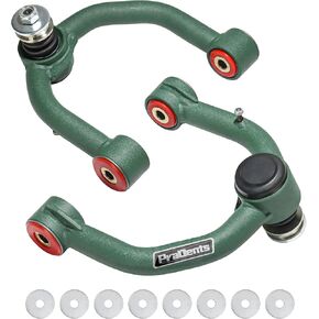 2-4" Lift Front Upper Control Arms for 1996-2002 Toyota 4Runner, 1995-2004 Toyota Tacoma, Tubular Arms with Ball Joint, Replacement OEM Factory Suspension Arms, Wrinkle Green in Saudi Arabia