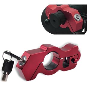 Pack-1 Motorcycle Grip Brake Lock, 5-5/16" x 2-3/16" x 15/16" Alloy Anti-Theft Throttle Lock, Replacement Modification Accessories, Suitable for Motorcycles, Scooters, Bicycles, ATVs (Black) in Saudi Arabia