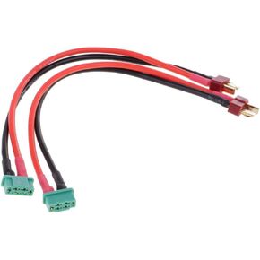 2 Pcs MPX Multiplex to T-Plug Deans Style Male Connector Adapter 14AWG Wire for RC Vehicles in Saudi Arabia