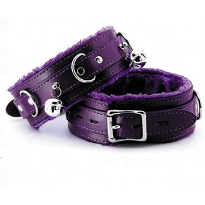 NouAn Leather Choker Necklace for Women - Gothic Collar Choker with Heart Love Lock And Soft Inner Lining - Adjustable Fit for Daily Wear and Themed Occasions Black in Saudi Arabia