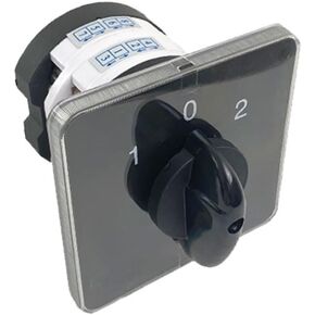 50A 2 Pole 8 Terminal Rotary cam Switch Universal Transfer Selection Circuit Breaker Optional Position YMZ12-50/2(1234) in Kuwait