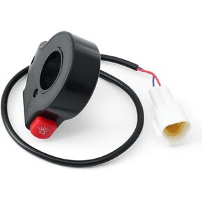 Electric Dirt Bike Headlight Switch Compatible with Yozma in 10, W/Cable Plug & Play E-Bike Accessories Replacement Part Motorcycle Light On/Off Switch in Kuwait