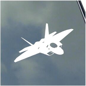 F-22 Raptor Pilot Front in Flight Vinyl Sticker Decal USA Air Force Veteran in Kuwait