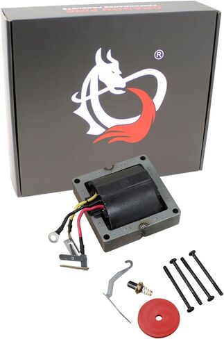 AIP Electronics Dragon Fire عالي الأداء من 12 فولت إلى 65 كيلو فولت HEI حزمة ملف توزيع الإشعال الإلكتروني متوافقة مع جميع سيارات HEI's GM Chevy Buick Dodge وFord OEM Fit CHEI-DF in Kuwait