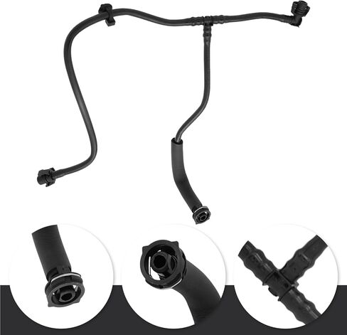 Overflow Reservoir Hose Radiator to Expansion Tank Hoses for Jaguar F-Pace 2017-2021 Land Rover Range Rover Velar 2018-2021 3.0L 5.0L LR091813 Coolant Water Pipe in Saudi Arabia