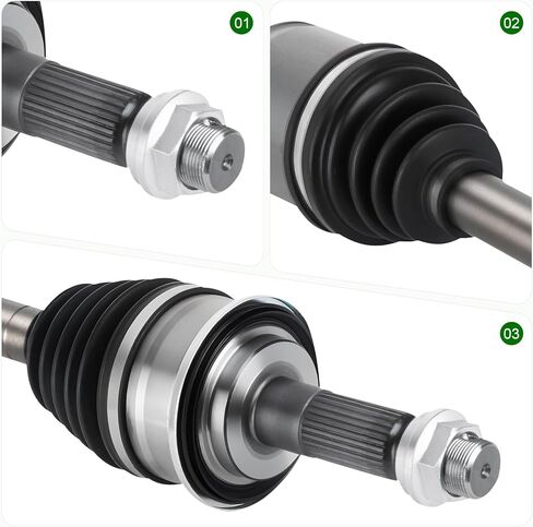 Front Left or Right Side CV Axle Shaft Assembly Fit for Toyota Tundra 2000-2006 4WD,Sequoia 2001-2007 4WD,Replace for 66-5194 in Kuwait