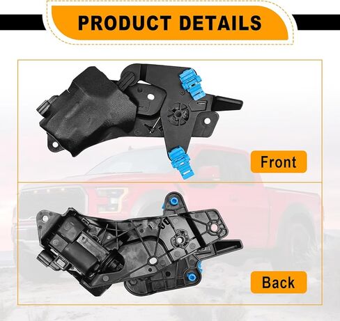 توافق مشغل قفل الباب الخلفي الذي يعمل بالطاقة لشاحنات Ford F150 2017-2021، F250 F350 Super Duty 2017-2020، F450، F550، استبدال GC3Z9943170E، استعادة وظيفة قفل الباب الخلفي السلس in Kuwait