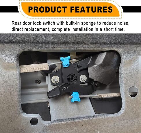 توافق مشغل قفل الباب الخلفي الذي يعمل بالطاقة لشاحنات Ford F150 2017-2021، F250 F350 Super Duty 2017-2020، F450، F550، استبدال GC3Z9943170E، استعادة وظيفة قفل الباب الخلفي السلس in Kuwait