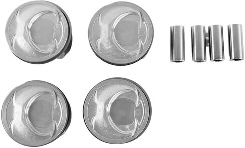 Pistons and Rings Set 4pcs for 2011-2013 Sonata and Optima 2.4L G4KJ Engine - Replaces OE Numbers 23510-2G500, 23510-2GGA0, 23510-2G540 in Saudi Arabia
