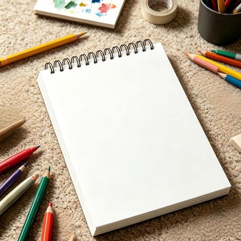 Cile Mixed Media Sketchbook–12x9 Inch,100 Sheets,100gsm Acid-Free Paper,Perfect for Drawing and Sketching with Tracing and Pastel Papers in Saudi Arabia
