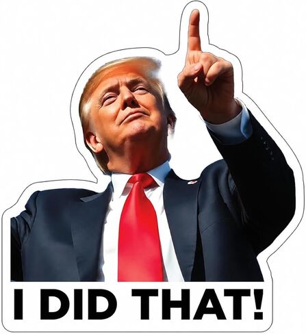 Trump I Did that Stickers Anti-Trump Stickers 100pcs 4 Designs, Waterproof Decals for Car, Gas Pump, Laptop & Phone, Easy Peel No Residue， in Kuwait