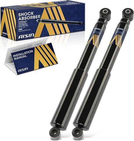 AISIN AFTERMARKET SABN-01467 Set of 2 Rear Suspension Shock Absorber - Compatible with Nissan Frontier 2009-2021, Xterra 2005-2015 in Kuwait