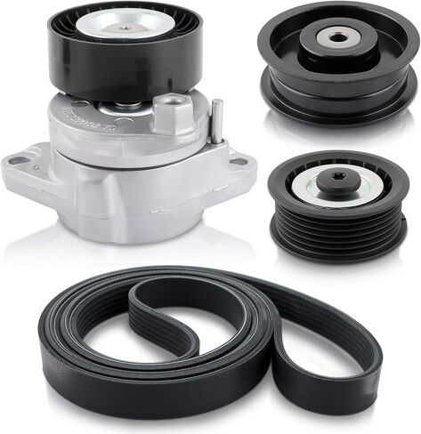 2722000270 Belt Tensioner with Serpentine Belt 6PK2404 Idler Pulley Kit 2722021419 Compatible with C230 C280 C300 C350 CL550 CLK350 E350 E550 GLK350 E550 SL550 R350 2006-2009 2722021019 in Kuwait