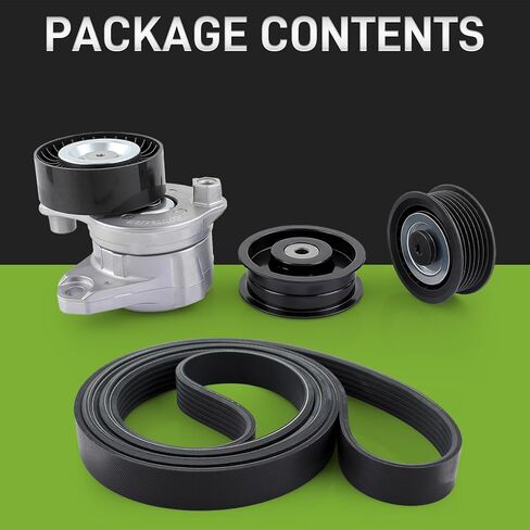 2722000270 Belt Tensioner with Serpentine Belt 6PK2404 Idler Pulley Kit 2722021419 Compatible with C230 C280 C300 C350 CL550 CLK350 E350 E550 GLK350 E550 SL550 R350 2006-2009 2722021019 in Kuwait