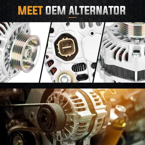 New 80Amp Alternator 1.5 1.5L for 2007 2008 Honda Fit (Base, Sport) Replace# ‎A005TB1391 AHGA69 400-48080 AMT0205 in Kuwait