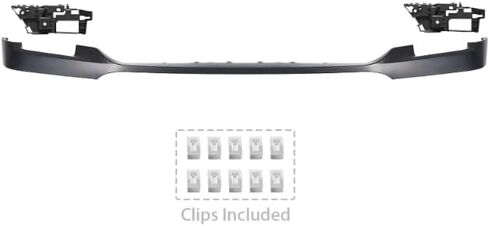 Fit for 2021 2022 2023 Ford F-150 Front Upper Bumper Cover Trim w/Bumper Brackets in Saudi Arabia