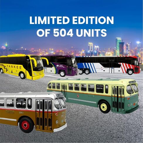 MCI D45 CRT LE Coach - Utah Transit Authority (UTA) (Red/White/Blue) - Route: 455 to Ogden/WSU - 1:87 (HO) Diecast Bus by Iconic Replicas - Limited Edition of 504 in Kuwait