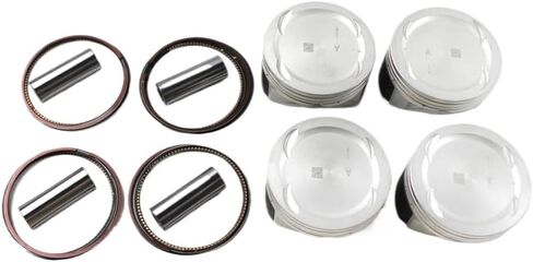 4 Pcs Engine Piston Rings Set Compatible with Sonata G4KE 2.4L 2007–2019 Engines - Replaces 23410-2G200 2341025201 in Saudi Arabia