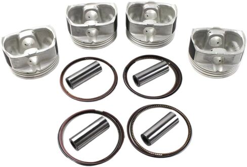 4 Pcs Engine Piston Rings Set Compatible with Sonata G4KE 2.4L 2007–2019 Engines - Replaces 23410-2G200 2341025201 in Saudi Arabia