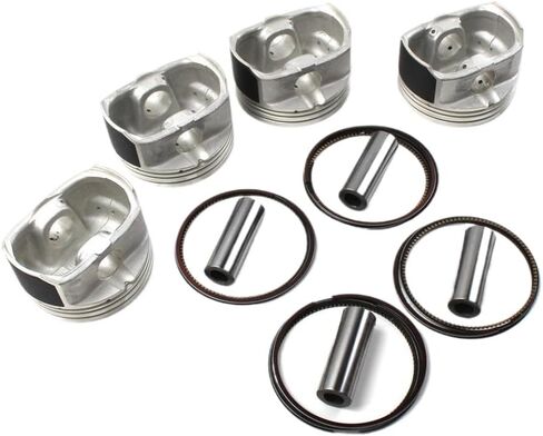 4 Pcs Engine Piston Rings Set Compatible with Sonata G4KE 2.4L 2007–2019 Engines - Replaces 23410-2G200 2341025201 in Saudi Arabia