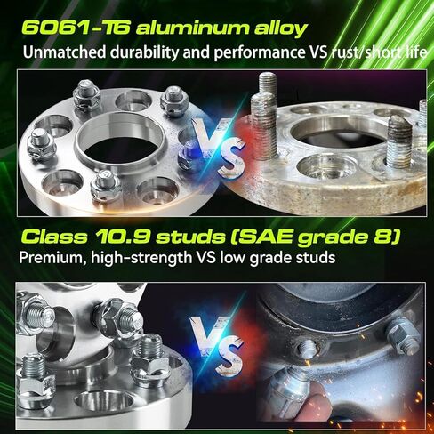 Customadeonly 5x115 to 5x114.3 Wheel Adapters (2pcs 20mm Thick) Center Bore 74mm, M12x1.5 Studs, Enable 5x115 Hub to Mount 5x114.3 Wheels 5x4.52 to 5x4.5 -Trimming Factory Studs May Required in Kuwait