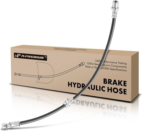 A-Premium Rear Passenger Brake Hydraulic Hose Compatible with Select Subaru Models - Forester 2006 2007 2008, with Rear Disc Brakes in Kuwait