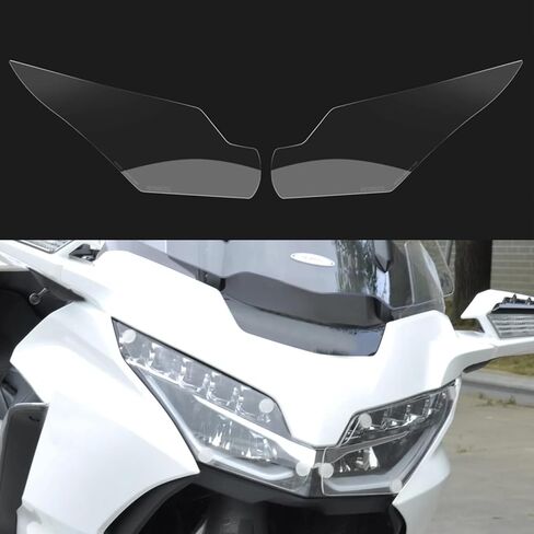 Panical Front Lamp Headlight Guard Shield Screen Lens Cover Protector for Honda Goldwing 1800 Motorcycle GL1800 F6B 2018-2026 (Transparent) in Kuwait